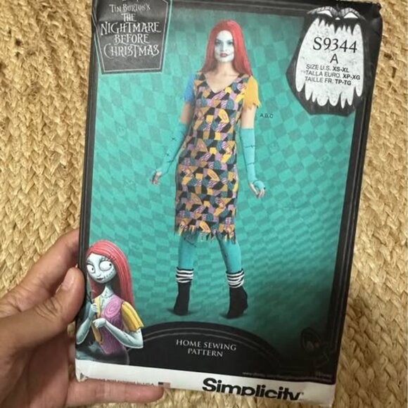 Disney Tim Burton’s The Nightmare Before Christmas – Sally Costume Sewing Patter - Picture 1 of 2